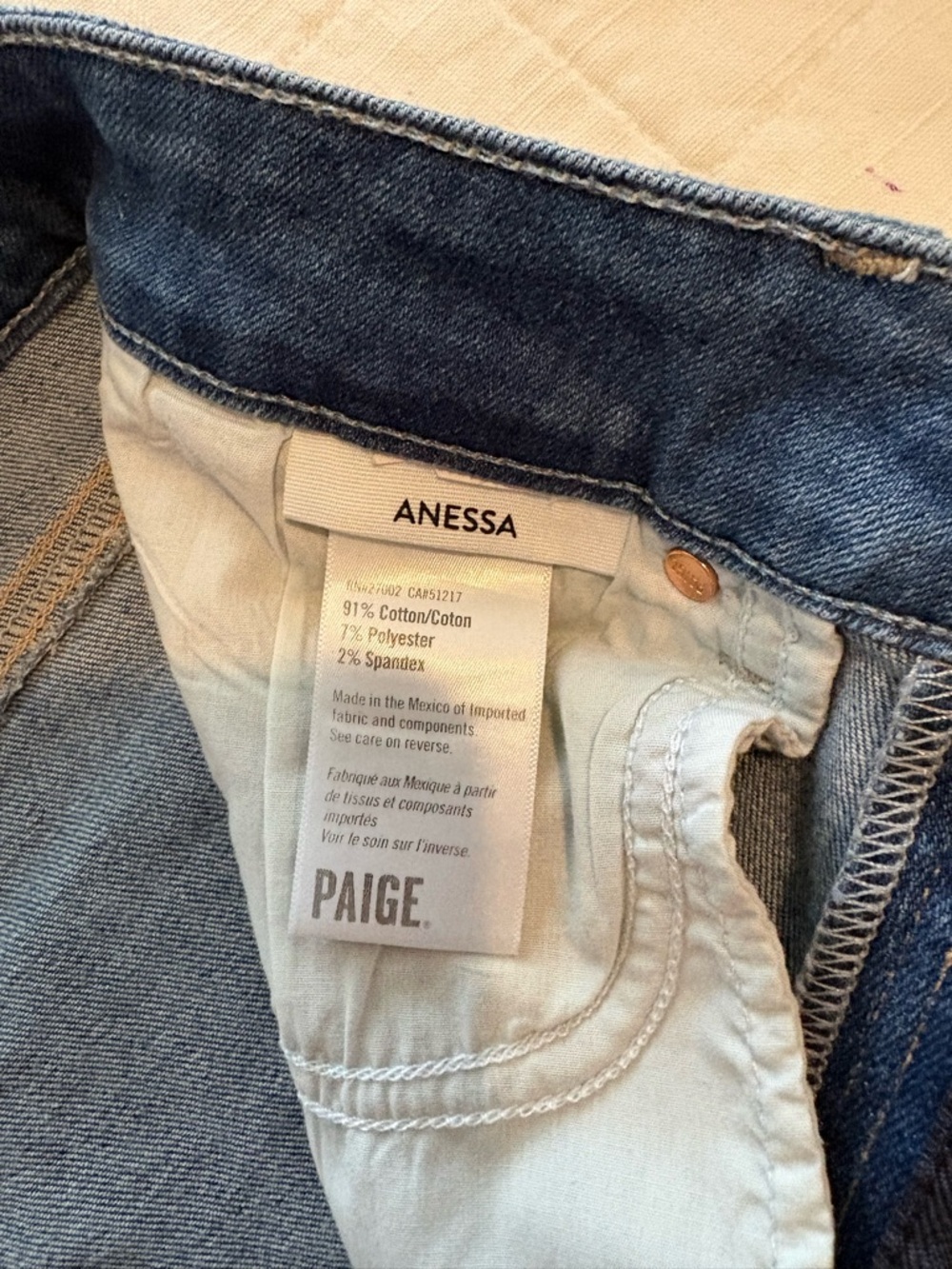 PAIGE Anessa Wide-Leg High-Rise Jeans - Picture 6 of 8